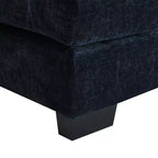 Canapé d'angle moderne en U de 123 po – 6 places avec console, porte-gobelets et ports USB