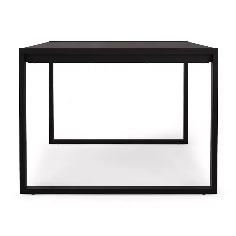 Table à manger rectangulaire industrielle moderne 168x102 cm – Bois de manguier massif, pieds en fer