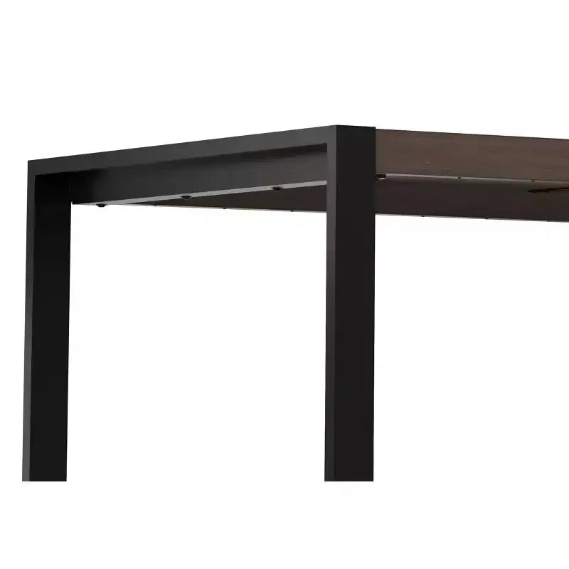 Table à manger rectangulaire industrielle moderne 168x102 cm – Bois de manguier massif, pieds en fer