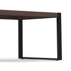 Table à manger rectangulaire industrielle moderne 168x102 cm – Bois de manguier massif, pieds en fer