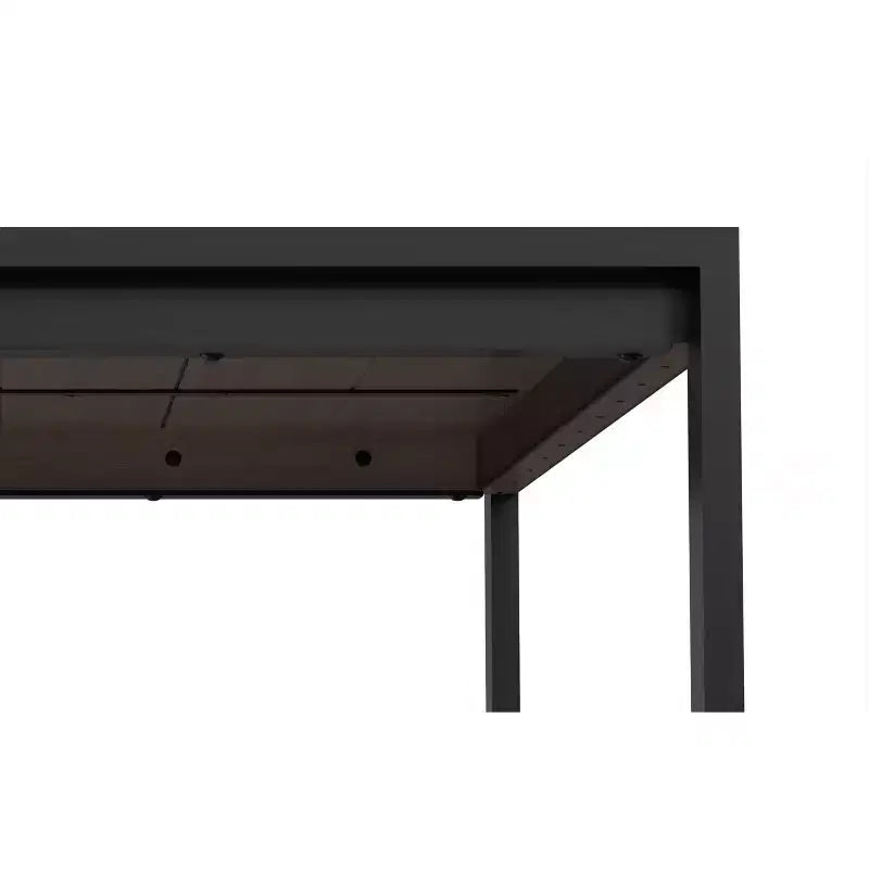 Table à manger rectangulaire industrielle moderne 168x102 cm – Bois de manguier massif, pieds en fer
