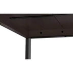 Table à manger rectangulaire industrielle moderne 168x102 cm – Bois de manguier massif, pieds en fer