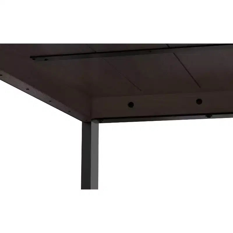 Table à manger rectangulaire industrielle moderne 168x102 cm – Bois de manguier massif, pieds en fer