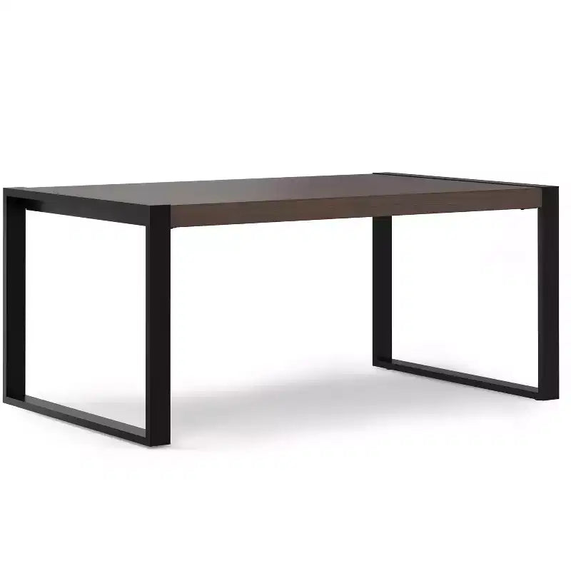 Phobe 66 inch x 40 inch Rectangle Modern Industrial Dining Table