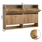 Canapé-lit futon mi-siècle moderne 75" – Convertible en cuir PU avec dossier réglable, Marron
