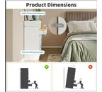 Commode 4 tiroirs avec station de charge et lumières LED, meuble de rangement pour chambre, salon, entrée, blanc