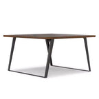 Mitchell 54 inch x 54 inch Square Modern Industrial Square Dining Table