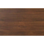 Table à manger industrielle moderne carrée de 54 po – Placage de noyer et pieds en métal gris graphite