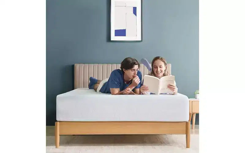 Matelas en mousse à mémoire de forme rafraîchissant au thé vert de 10 po – Grand lit, sans fibre de verre, fermeté moyenne