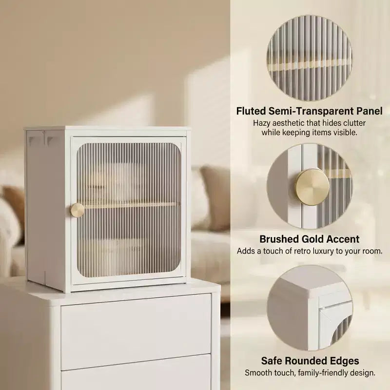Armoire de rangement pliable avec porte, construction robuste en acier et bois, installation rapide et conception antidérapante, organisateur DIY polyvalent en noir