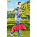 Table de pique-nique pliante portable avec étagère et porte-gobelets – Imperméable, utilisation extérieure, sac de transport inclus