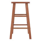 Tabouret de bar hauteur comptoir au design classique en bois