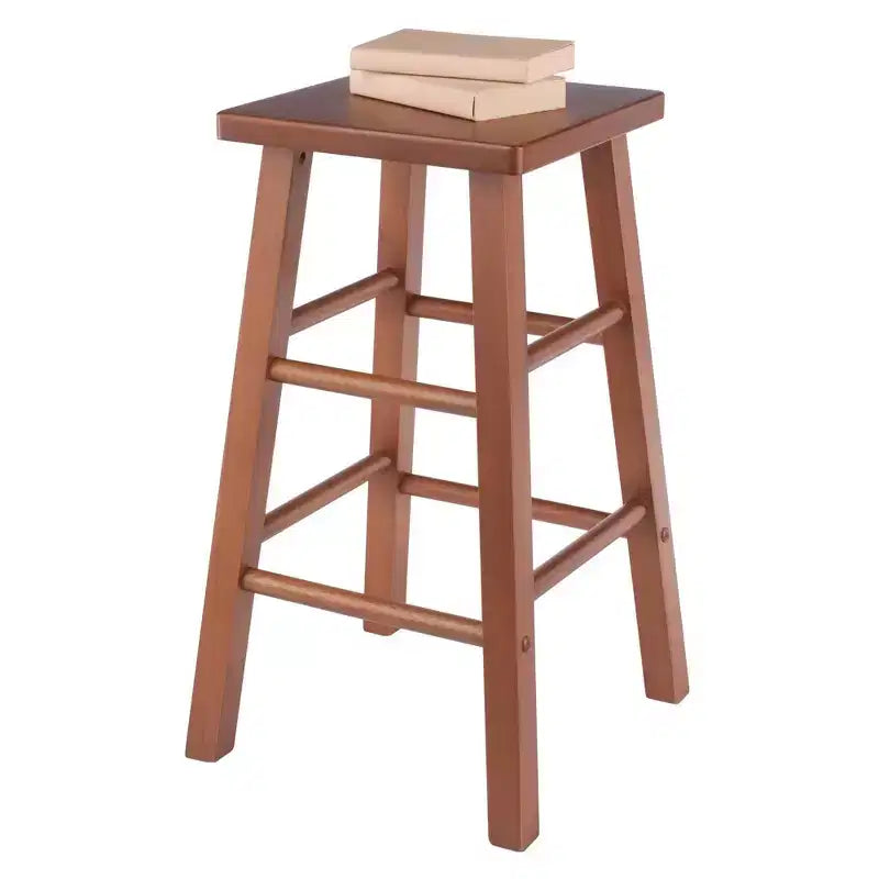 Tabouret de bar hauteur comptoir au design classique en bois