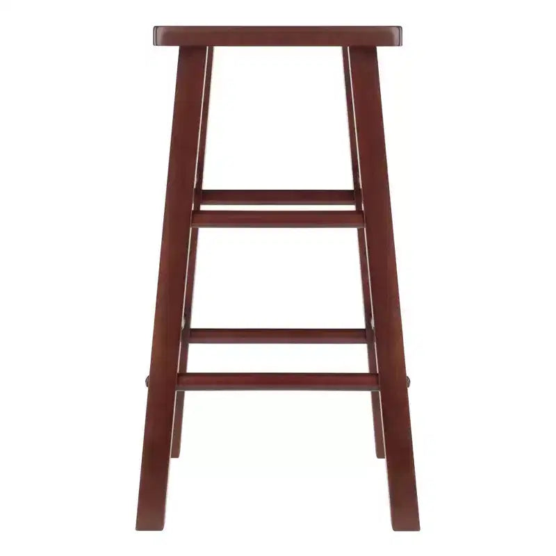 Tabouret de bar hauteur comptoir au design classique en bois