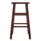 Tabouret de bar hauteur comptoir au design classique en bois