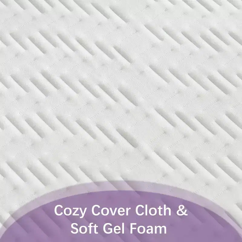 8" Gel Memory Foam Mattress – Twin/Full/Queen/King, Compatible with Most Bed Frames
