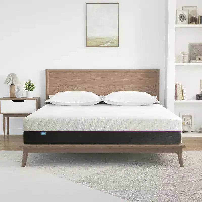 Matelas en mousse à mémoire de forme au gel 8 po – Simple/Double/Grand/Très grand, compatible avec la plupart des cadres de lit
