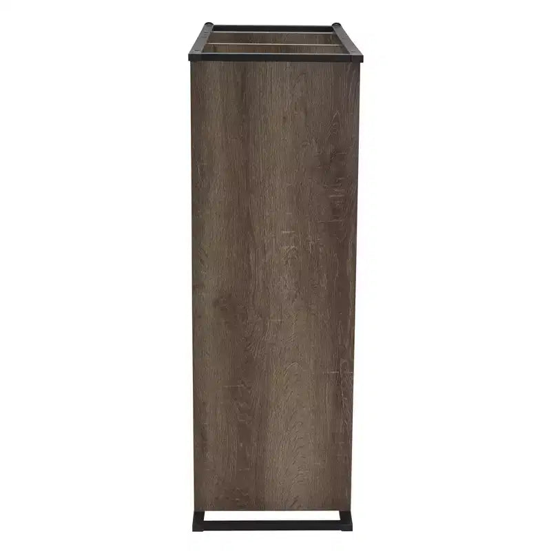 Bibliothèque à 3 étagères de 82,5 cm de large – Cadre en métal industriel, style Jamestown