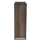 Bibliothèque à 3 étagères de 82,5 cm de large – Cadre en métal industriel, style Jamestown