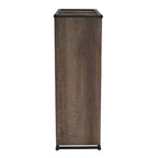 Bibliothèque à 3 étagères de 82,5 cm de large – Cadre en métal industriel, style Jamestown