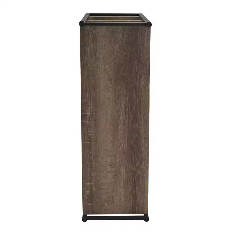 Bibliothèque à 3 étagères de 82,5 cm de large – Cadre en métal industriel, style Jamestown