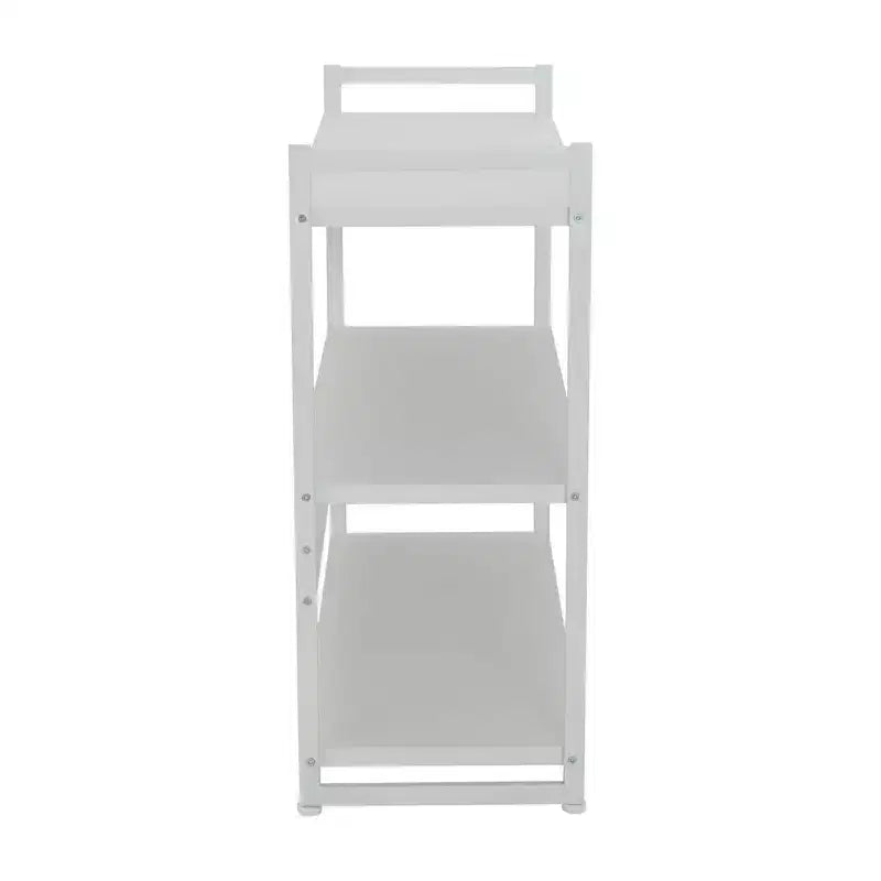 Bibliothèque à 3 étagères de 82,5 cm de large – Cadre en métal industriel, style Jamestown